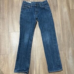 Abercrombie Fitch Slim Straight Jeans Mens Button Fly